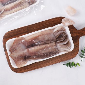 [9/22일 오전8시 주문마감][강영수산]자연산 손질오징어 통오징어 2미(270g) x 10팩 (20마리)