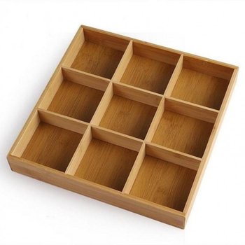 인테리어 OIOQ7393 칸칸 소품정리함 대나무 분리수납함 4칸-9칸