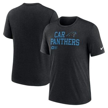 [해외] 1081379 나이키 NFL 남성 티셔츠 Carolina Panthers Nike Overlap Lockup Tri-Blend T-Sh