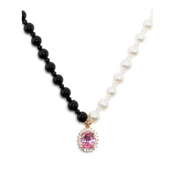 A Sinner in Pearls crystal pendant pearl necklace 10269753442568 TP722402414