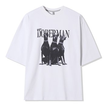 남자 캐주얼 도베르만 라운드 반팔 티셔츠 AC-TSH-Q067