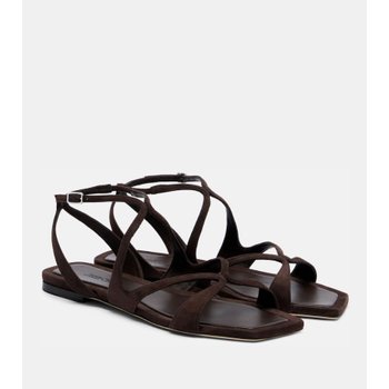 지미추 Ayla 스웨이드 샌들 P01125281