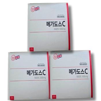 고려은단 메가도스C 비타민C 1000mg X 180포 3박스 (S51595520)