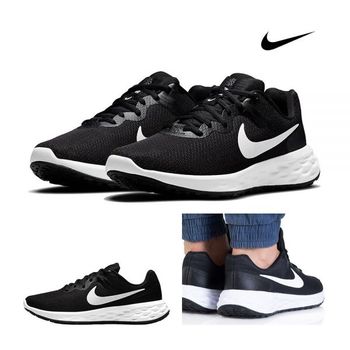 {매장정품} NIKE 검흰 발편한 러닝화 가벼운 남성 레볼루션6 DC3728-003 999172