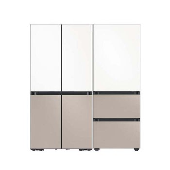 삼성 비스포크 냉장고 김치냉장고 세트 에센셜 화이트+베이지 RM70F63R2ZG+RQ33DB74D2AP