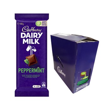 [해외] Cadbury 캐드버리 페퍼민트 민트 초콜릿 바 180g 15개입 대용량