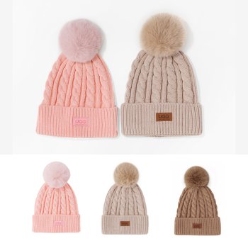 [해외] 호주 어그 DK 모자 털 방울 폼폼 비니 DS108