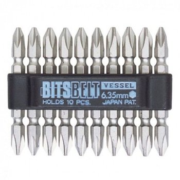 베셀 비트 드라이버 십자 10p 6.35mm (WFK4QOE)
