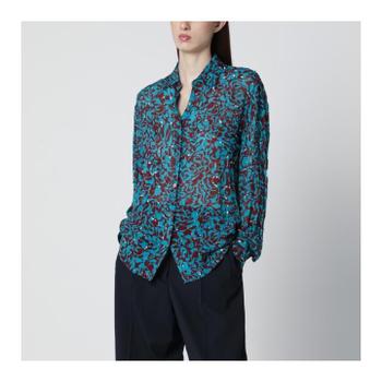 [해외] 드리스반노튼 Shirt with turquoise sequin print 1307873006/XM_DRVNO-503_108-38 Light