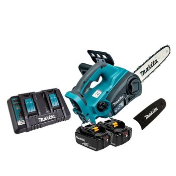 마끼다 DUC252RGEB 36V(18Vx2) 6.0Ah 2배터리 충전체인톱 250mm