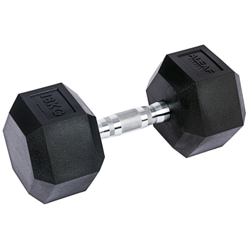 아리프 냄새없는 PEV 육각 덤벨 18kg 아령 홈트 헬스