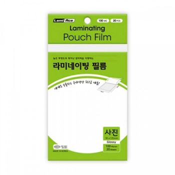 코팅필름 라미네이팅필름 코팅지 사진 95x135mm 20매 투명