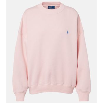 폴로랄프로렌 코튼 블렌드 플리스 오버사이즈 스웨트셔츠 153364692