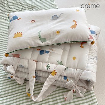 [신세계백화점][리틀아카이브][크레므앙팡][ONLY 강남점] 댄버 모달 목화 워싱 낮잠이불세트(J)+베개솜