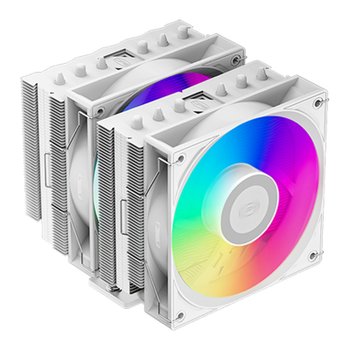 PCCOOLER CPS RT620 PRO ARGB 카본스틸 (화이트) CPU쿨러