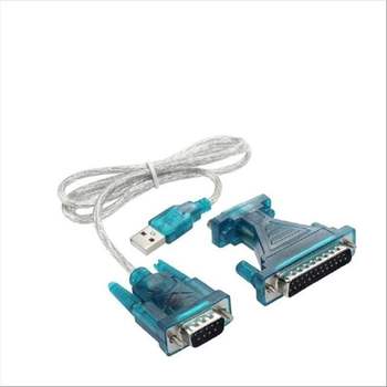 USB 832ZWV37 2.0 to 시리얼 케이블 9핀 to 25핀 변환 젠더