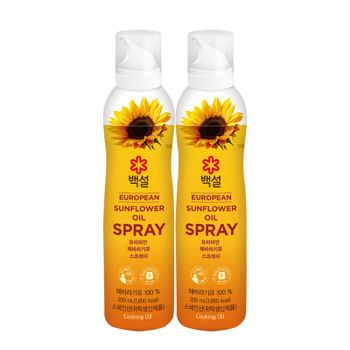 [CJ]백설 유러피안 해바라기유 스프레이 200ml x2개[34977481]