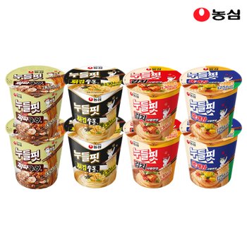 농심 농심 누들핏 4종 (육개장2+김치사발면2+튀김우동2+짜파구리2)