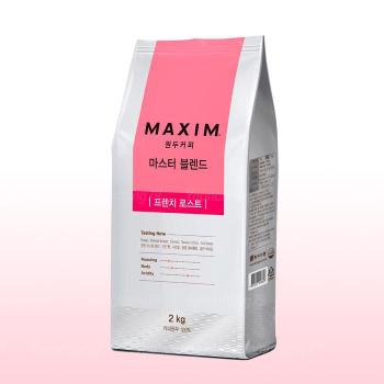 맥심 원두커피 마스터 블렌드 프렌치 로스트 2kg (홀빈) (S33044243)
