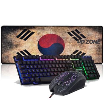 DDZONE MK-3000 LED 세트 태극기 장패드 포함