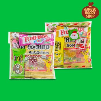 [장수만물상협력사]루돌프의픽 크리스마스구디백 어린이집답례품 유치원생일답례품 구디백포장 선생님간식 간식꾸러미 교회 영어 학원  생일선물답례품 구디백 사무실 대용량 세트