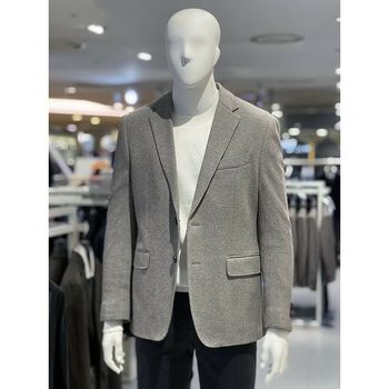 MARIO 이태리수입 베이지패턴 코튼 져지스판 프미리엄 캐주얼자켓 2444JK530150_P403991294