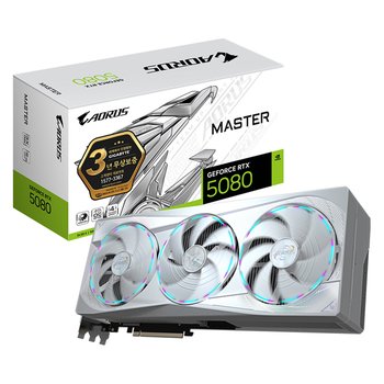 기가바이트 AORUS 지포스 RTX 5080 MASTER ICE D7 16GB 그래픽카드 제이씨현