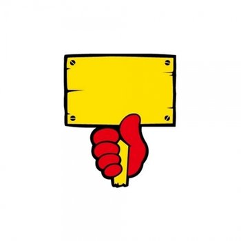 f20 60276 세모네모 POP카드 PC9032푯말손공백 1개 1개입