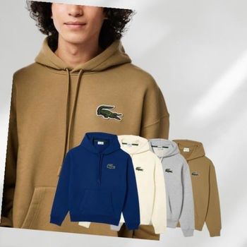 {매장정품} 라코스테 LACOSTE 빅크록 남녀공용 후드 티셔츠 723740
