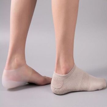양말속깔창 OII814R2 실리콘깔창 키높이깔창 키높이양말 4cm 신