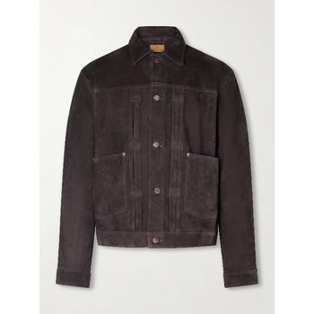 25 FW 누디진 Dark brown Dante II Suede Trucker Jacket TP571315686