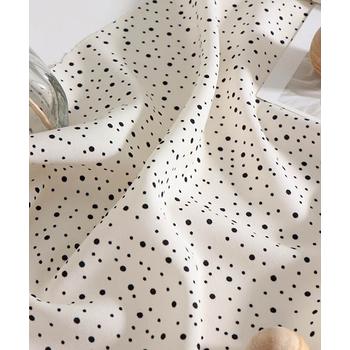 패션스타트 울피치 크레이프 미니도트 쿠앤크_아이보리 (71028)