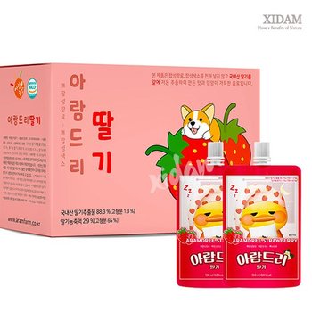 아람드리 딸기주스 (138ml*10입) x 5박스