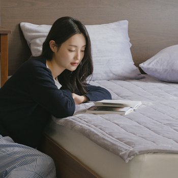 [균일가 특가] 아망떼 겨울 플란넬극세사 고정밴드 침대패드SS/Q 8color 균일가+무료배송