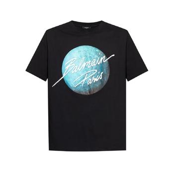 25 FW 발망 그래픽 프린트 티셔츠 EH0EG010GE80 TP436599430