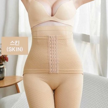 여성 사각 코르셋 거들 하이 웨스트 라인 보정 속옷 바디쉐이퍼 (WA40525)