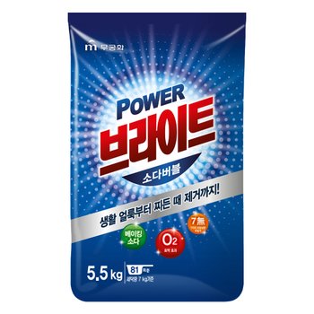 무궁화 파워 브라이트 소다버블 세탁세제 5.5kg
