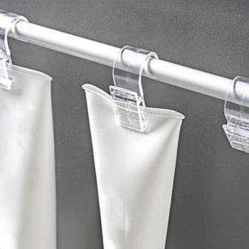 치약클립 걸이 SCEP0426 집게 클립 폼 투명 4개입