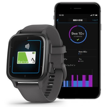 [해외] GARMIN(가민) ​​Venu Sq 2 Shadow GraySlate[일본 정규품]