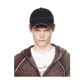 [해외] 아크네스튜디오 코튼 블랙 로고 볼캡 C40416 900 152969395