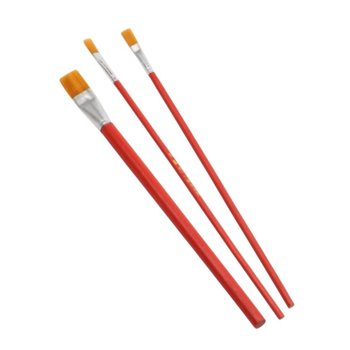 유화붓 평붓 아크릴붓 빽붓 바탕붓 나일론 미술 그림 페인팅 브러쉬 낱자루 4개