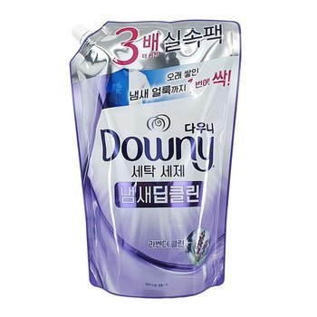 다우니 세탁세제 냄새딥클린 라벤더클린 1.4L 생활용품 패션클린 핑크