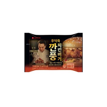 롯데 후덕죽 깐풍 치킨버거 172g x 8개