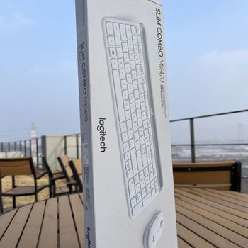 로지텍 MK470 슬림 무선 콤보 컴팩트 저소음 화이트