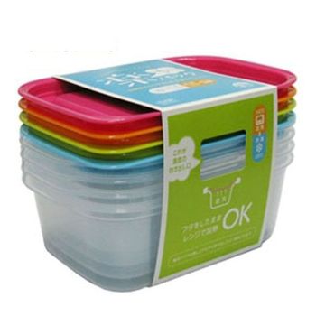 키친마스터 이노마따 밀폐용기 950ml 4개 세트 이유식 밀폐통 밀폐찬통 냉장고용기 냉장고정리