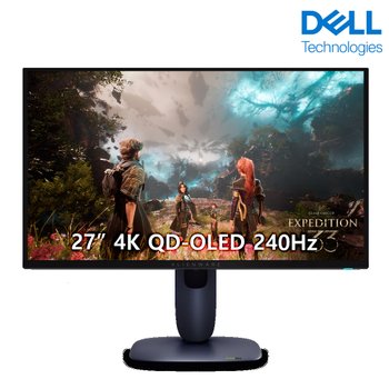 에일리언웨어 게이밍모니터 AW2725Q 27 67.74cm QD-OLED 4K UHD 240Hz 0.03ms 3년보증 안전포장