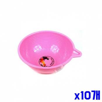 컬러 A6U8E6W8 바가지 27x30.5x10.8cm 욕실 플라스틱 x10개 욕