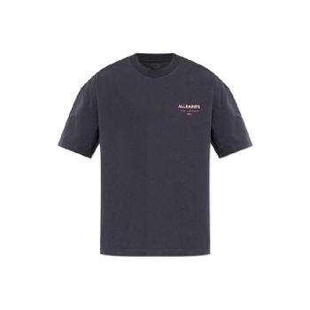 올세인츠 언더그라운드 로고 티셔츠 UNDERGROUNDM071PB WASHEDBLACKPINK TP97450