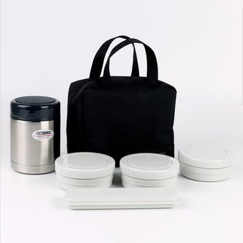 코스모스 스페샬도시락 WJ-906 죽통 밥통 찬통 가방 보온도시락 국산