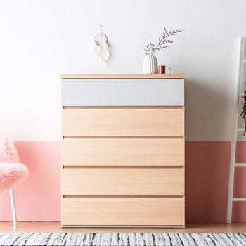 [신세계TV쇼핑][동서가구] 아르쉘 1000 5단 그랜드 광폭 서랍장 DF911649